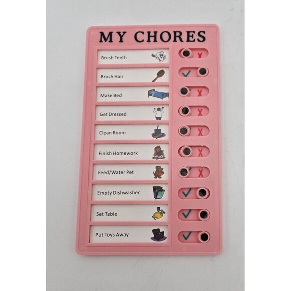 Checklist Chore Board Daily Schedule To Do List Board Chart Memo Kids Customized - Picture 1 of 8